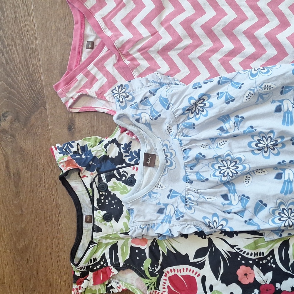 Set of 3 Tea Collection dresses,  sz 7